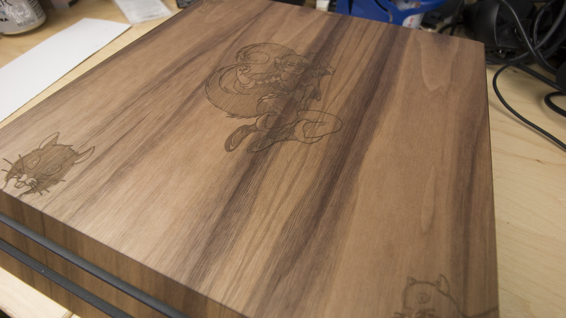 Illustration for article titled Wrapping My PlayStation 4 In Wood
